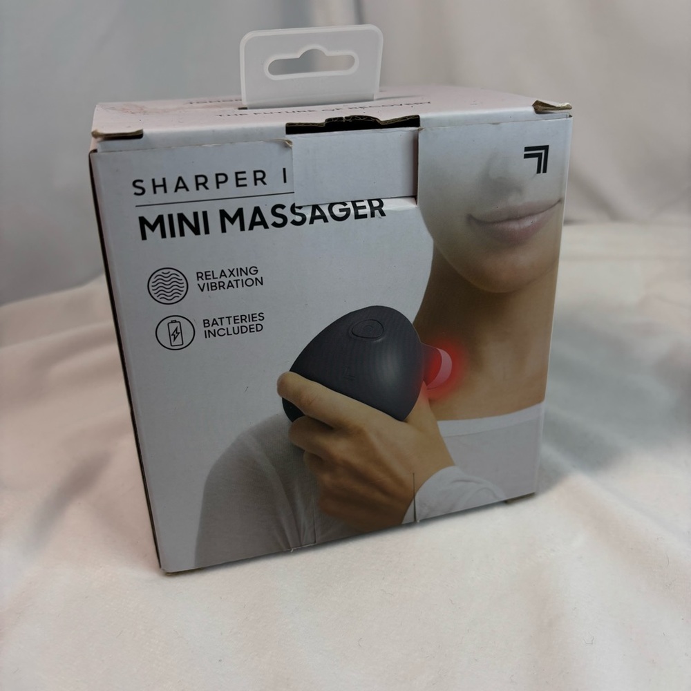 Sharper Image® Mini Massager Percussion Handheld Tool, Relaxing Vibrations Black - Picture 4 of 8